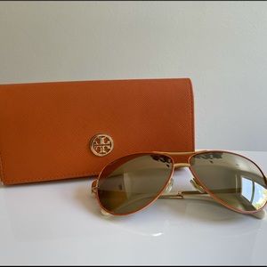Tory Burch Aviator Sunglasses with Case